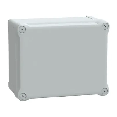 Schneider Electric NSYTBP241912H – PC box IP66 IK08 RAL7035 Int.H225W175D120 Ext.H241W194D127 opaque PC cover H40