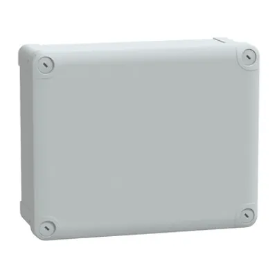 Schneider Electric NSYTBP24198 – PC box IP66 IK08 RAL7035 Int.H225W175D80 Ext.H241W194D194 opaque PC cover H20