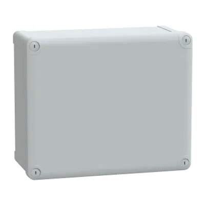 Schneider Electric NSYTBP292412H – PC box IP66 IK08 RAL7035 Int.H275W225D120 Ext.H291W241D128 opaque PC cover H60