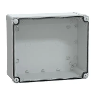 Schneider Electric NSYTBP292412HT – PC box IP66 IK08 RAL7035 Int.H275W225D120 Ext.H291W241D128 Transp.cover H60
