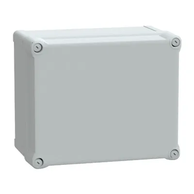 Schneider Electric NSYTBP292416H – PC box IP66 IK08 RAL7035 Int.H275W225D160 Ext.H291W241D168 opaque PC cover H60