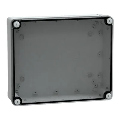 Schneider Electric NSYTBP29248T – PC box IP66 IK08 RAL7035 Int.H275W225D80 Ext.H291W241D88 Transp.cover H20