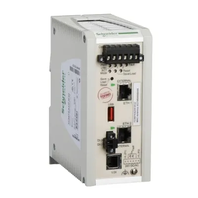 Schneider Electric TCSEFEC23FCF21 – Firewall, Modicon Networking, Industial Firewall, 1 port for copper, 1 port for fiber optic multimode