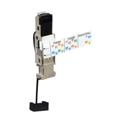 Schneider Electric TCSEK3MR10 – Connector, Modicon Networking, rugged RJ45 connector, field assembled, package of 10 connectors