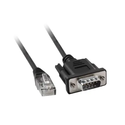 Schneider Electric TCSMCN3M4F3C2 – Modicon M340 automation platform, RS 232 serial link cable, for data terminal equipment, 3 m