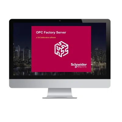 Schneider Electric TLXCDSTOFS36 – License, OPC Factory Server, small, 1000 items, permanent, team, 10 stations, for PC