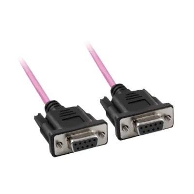 CANopen cordset - molded female SUB-D9 connectors - standard - IP20 - 1 m