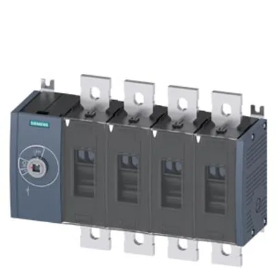 Siemens 3KD4440-0QE10-0 – Switch disconnector 500 A, Size 4 Siemens 3KD4440-0QE10-0 – Switch disconnector 500 A, Size 4