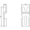 Siemens 3KF9412-0AA00 – Spare part for 3KF size 3/4, 3KD size 4, mounting bracket for surface mounting, 4 units — photo 3 of 4