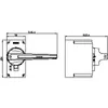 Siemens 3KF9501-1AA00 – Accessory for 3KF size 5 Direct operating mechanism, gray Can be locked in OFF position with three padlocks — photo 3 of 4