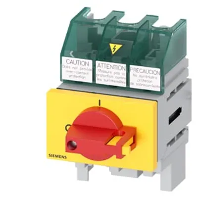 Siemens 3LD5000-0TK13 – SENTRON 3LD5 switch disconnector UL, EMERGENCY-OFF switch, 3-pole, approved according to UL 489 Siemens 3LD5000-0TK13 – SENTRON 3LD5 switch disconnector UL, EMERGENCY-OFF switch, 3-pole, approved according to UL 489