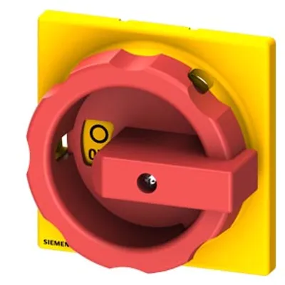 Siemens 3LD9284-3G – Rotary operating mechanism, actuating lever red/yellow, for encapsulated switches, for 63-125A Siemens 3LD9284-3G – Rotary operating mechanism, actuating lever red/yellow, for encapsulated switches, for 63-125A