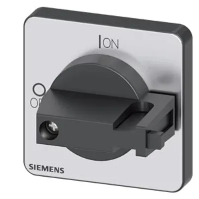 Siemens 3LD9343-6C – Selector switch, black 48x48 mm Front plate mounting Central hole mounting 22.5mm for shaft 6x6 mm Siemens 3LD9343-6C – Selector switch, black 48x48 mm Front plate mounting Central hole mounting 22.5mm for shaft 6x6 mm