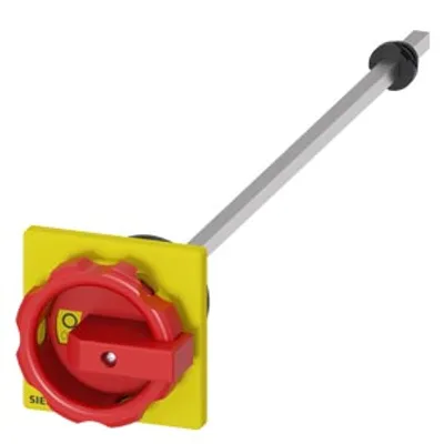 Siemens 3LD9344-3CA – Door-coupling rotary operating mechanism red / yellow 66x66 mm Siemens 3LD9344-3CA – Door-coupling rotary operating mechanism red / yellow 66x66 mm