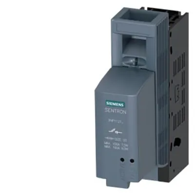 Siemens 3NP1121-1CA24 – SENTRON, fuse switch disconnector 3NP1, 1-pole, NH000, 160 A, for assembly and installation on mounting plate Siemens 3NP1121-1CA24 – SENTRON, fuse switch disconnector 3NP1, 1-pole, NH000, 160 A, for assembly and installation on mounting plate