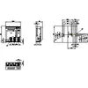 Siemens 3NP1154-1DA20 – SENTRON, fuse switch disconnector 3NP1, 4-pole, NH2, 400 A, for assembly and installation on mounting plate — photo 3 of 4