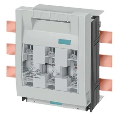 Siemens 3NP5065-1CG00 – SENTRON, Fuse switch disconnector 3NP5, 3-pole, NH00, 160 A, with Adapter for Busbar system 8US 40 mm Siemens 3NP5065-1CG00 – SENTRON, Fuse switch disconnector 3NP5, 3-pole, NH00, 160 A, with Adapter for Busbar system 8US 40 mm