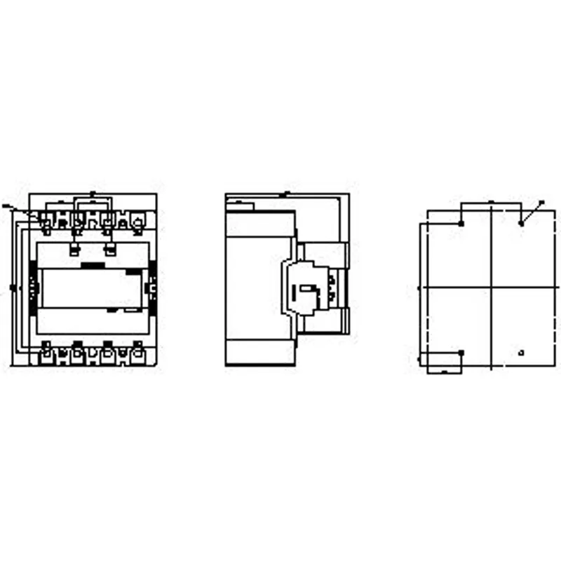 Siemens 3RT1373-6AF36 – Contactor, AC-1, 400 A/400 V/40 °C, S12, 4-pole, 48-130 V AC/DC, 2 NO+2 NC, Connection rail/ screw terminal — photo 3 of 6