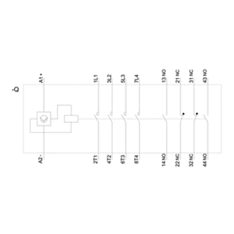 Siemens 3RT1373-6AR36 – Contactor, AC-1, 400 A/400 V/40 °C, S12, 4-pole, 250-500 V AC/DC, 2 NO+2 NC, Connection rail/ screw terminal — photo 6 of 6