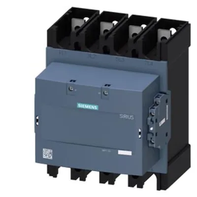 Siemens 3RT1374-6AR36 – Contactor, AC-1, 500 A/400 V/40 °C, S12, 4-pole, 250-500 V AC/DC, 2 NO+2 NC, Connection rail/ screw terminal Siemens 3RT1374-6AR36 – Contactor, AC-1, 500 A/400 V/40 °C, S12, 4-pole, 250-500 V AC/DC, 2 NO+2 NC, Connection rail/ screw terminal