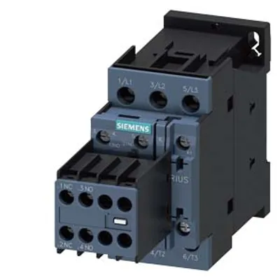 Siemens 3RT2027-1AG24 – Power contactor, AC-3e/AC-3, 32 A, 15 kW / 400 V, 3-pole, 110 V AC, 50/60 Hz, auxiliary contacts: 2 NO + 2 NC Siemens 3RT2027-1AG24 – Power contactor, AC-3e/AC-3, 32 A, 15 kW / 400 V, 3-pole, 110 V AC, 50/60 Hz, auxiliary contacts: 2 NO + 2 NC