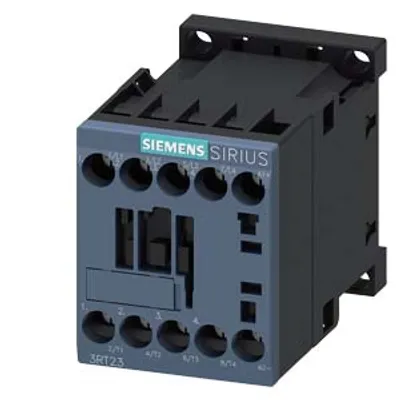 Siemens 3RT2316-1BB40 – Contactor AC-1, 18 A, 400 V / 40 °C, 4-pole, 24 V DC, screw terminal, size: S00 Siemens 3RT2316-1BB40 – Contactor AC-1, 18 A, 400 V / 40 °C, 4-pole, 24 V DC, screw terminal, size: S00