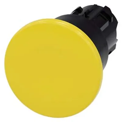 Siemens 3SU1000-1BA30-0AA0-Z Y11 – Mushroom pushbutton, 22 mm, round, plastic, yellow, 40mm