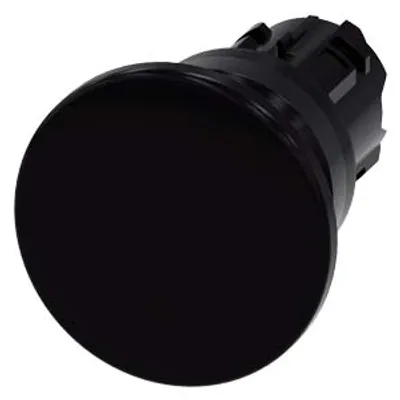 Siemens 3SU1000-1BD10-0AA0 – Mushroom pushbutton, 22 mm, round, plastic, black, 40 mm