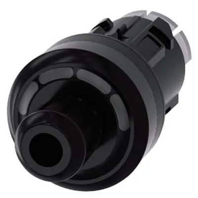 Siemens 3SU1000-4WS10-0AA0 – ID key-operated switch, 22 mm, round, plastic, black, RFID