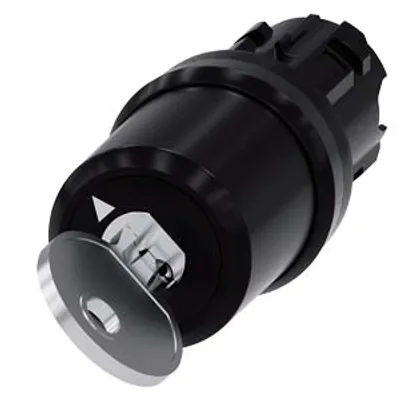 Siemens 3SU1000-5BF21-0AA0 – Siemens keyswitch, C, 22 mm, round, plastic