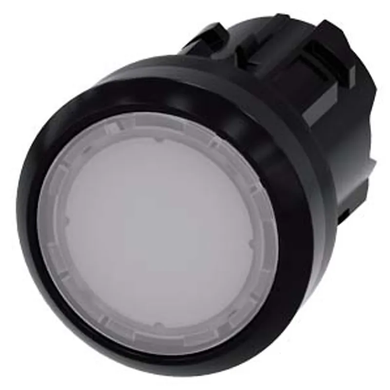 Siemens 3SU1001-0AA60-0AA0-Z Y19 – Illuminated pushbutton, 22 mm, round, plastic, white