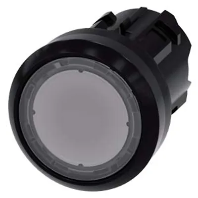 Siemens 3SU1001-0AA70-0AA0 – Illuminated pushbutton, 22 mm, round, plastic, clear