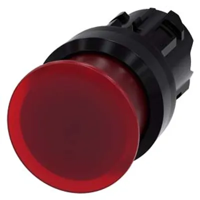 Siemens 3SU1001-1AD20-0AA0 – Illuminated mushroom pushbutton, 22 mm, round, plastic, red, 30 mm, momentary contact type Siemens 3SU1001-1AD20-0AA0 – Illuminated mushroom pushbutton, 22 mm, round, plastic, red, 30 mm, momentary contact type