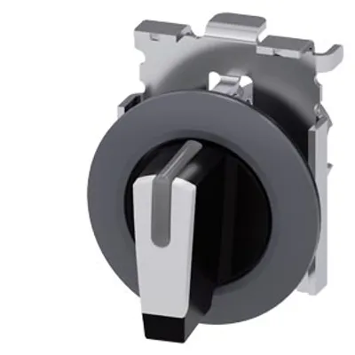 Siemens 3SU1062-2DN60-0AA0 – Selector switch, illuminable, 30 mm, round, Metal, matte, white, selector switch, short Siemens 3SU1062-2DN60-0AA0 – Selector switch, illuminable, 30 mm, round, Metal, matte, white, selector switch, short