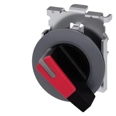 Siemens 3SU1062-2EF20-0AA0 – Selector switch, illuminable, 30 mm, round, metal, matte, red, selector switch, long Siemens 3SU1062-2EF20-0AA0 – Selector switch, illuminable, 30 mm, round, metal, matte, red, selector switch, long