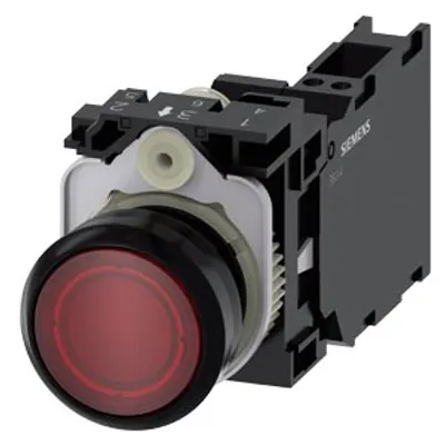 Siemens 3SU1106-0AB20-3FA0-Z Y13 – Illuminated pushbutton, 22 mm, round, plastic, red