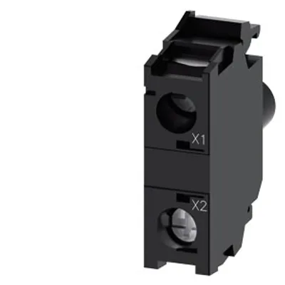 Siemens 3SU1401-1BH00-1AA0 – LED module with integrated LED, 24-240 V AC/DC, amber, screw terminal, for front plate mounting Siemens 3SU1401-1BH00-1AA0 – LED module with integrated LED, 24-240 V AC/DC, amber, screw terminal, for front plate mounting