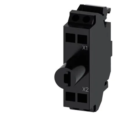 Siemens 3SU1401-2BF60-3AA0 – LED module with integrated LED 230 V AC, white, spring-type terminal, for floor mounting Siemens 3SU1401-2BF60-3AA0 – LED module with integrated LED 230 V AC, white, spring-type terminal, for floor mounting