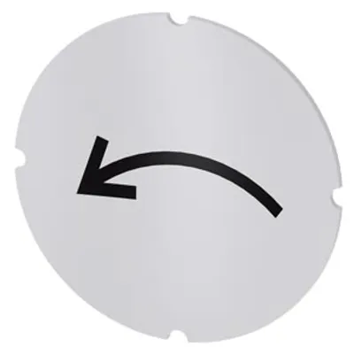Siemens 3SU1900-0AB71-0QU0 – Inscription plate for illuminated pushbutton, round