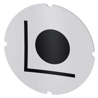 Siemens 3SU1900-0AB71-0RM0 – Inscription plate for illuminated pushbutton, round, milky with black font, with graphic symbol: set up Siemens 3SU1900-0AB71-0RM0 – Inscription plate for illuminated pushbutton, round, milky with black font, with graphic symbol: set up