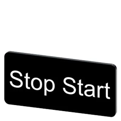 Siemens 3SU1900-0AC16-0DC0 – Labeling plate for snapping on or gluing to label holder, label size 12.5x27mm, black label, white font Siemens 3SU1900-0AC16-0DC0 – Labeling plate for snapping on or gluing to label holder, label size 12.5x27mm, black label, white font