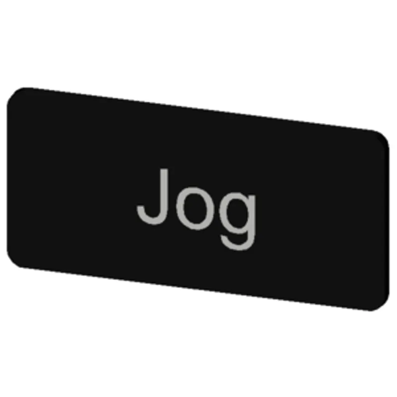 Siemens 3SU1900-0AC16-0DE0 – Labeling plate for snapping on or gluing to label holder, label size 12.5x27mm, black label, white font — photo 3 of 3
