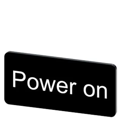 Siemens 3SU1900-0AC16-0DG0-Z Y19 – Labeling plate for snapping on or gluing on label holder, label size 12.5x27 mm, black label, white font Siemens 3SU1900-0AC16-0DG0-Z Y19 – Labeling plate for snapping on or gluing on label holder, label size 12.5x27 mm, black label, white font
