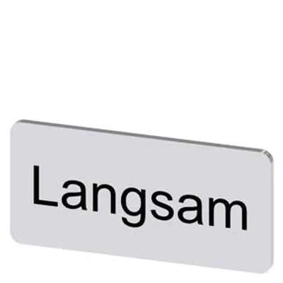 Siemens 3SU1900-0AC81-0AN0 – Labeling plate for snapping on or gluing, on label holder, label size 12.5x27 mm, silver label Siemens 3SU1900-0AC81-0AN0 – Labeling plate for snapping on or gluing, on label holder, label size 12.5x27 mm, silver label