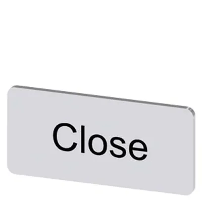 Siemens 3SU1900-0AC81-0DX0-Z Y19 – Labeling plate for snapping on or gluing on label holder, label size 12.5x27 mm, silver label Siemens 3SU1900-0AC81-0DX0-Z Y19 – Labeling plate for snapping on or gluing on label holder, label size 12.5x27 mm, silver label