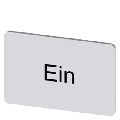 Siemens 3SU1900-0AD81-0AB0-Z Y19 – Labeling plate for snapping on or gluing on label holder, label size 17.5 x 27 mm, silver label Siemens 3SU1900-0AD81-0AB0-Z Y19 – Labeling plate for snapping on or gluing on label holder, label size 17.5 x 27 mm, silver label