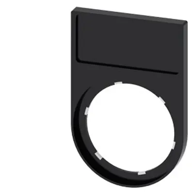 Siemens 3SU1900-0AG10-0AA0 – Label holder, 22mm, flat, Frame rounded off at the bottom black, for labeling plate 12.5 mm x 27 mm Siemens 3SU1900-0AG10-0AA0 – Label holder, 22mm, flat, Frame rounded off at the bottom black, for labeling plate 12.5 mm x 27 mm