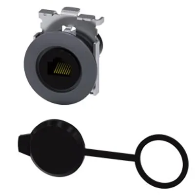 Siemens 3SU1960-0GB80-0AA0 – RJ45 connection: 30 mm, Metal matt, sand gray Siemens 3SU1960-0GB80-0AA0 – RJ45 connection: 30 mm, Metal matt, sand gray