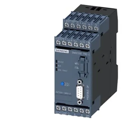 Siemens 3UF7000-1AB00-0 – Basic device SIMOCODE pro C, PROFIBUS DP interface 12 Mbps, RS-485, 4 I/3 O freely configurable, Us: 24 V DC