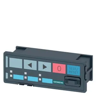 Siemens 3UF7200-1AA01-0 – Operator panel titanium gray, installation in control cabinet door or front plate